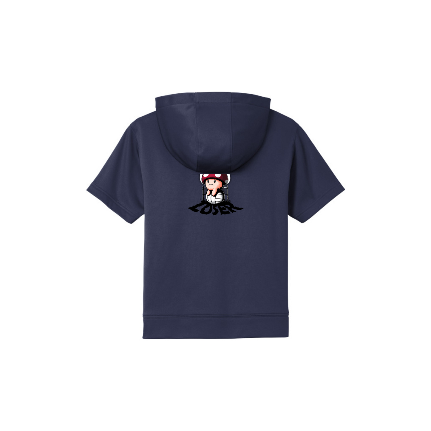 Spore Losers Sport-Wick Short Sleeve Youth Hoodie