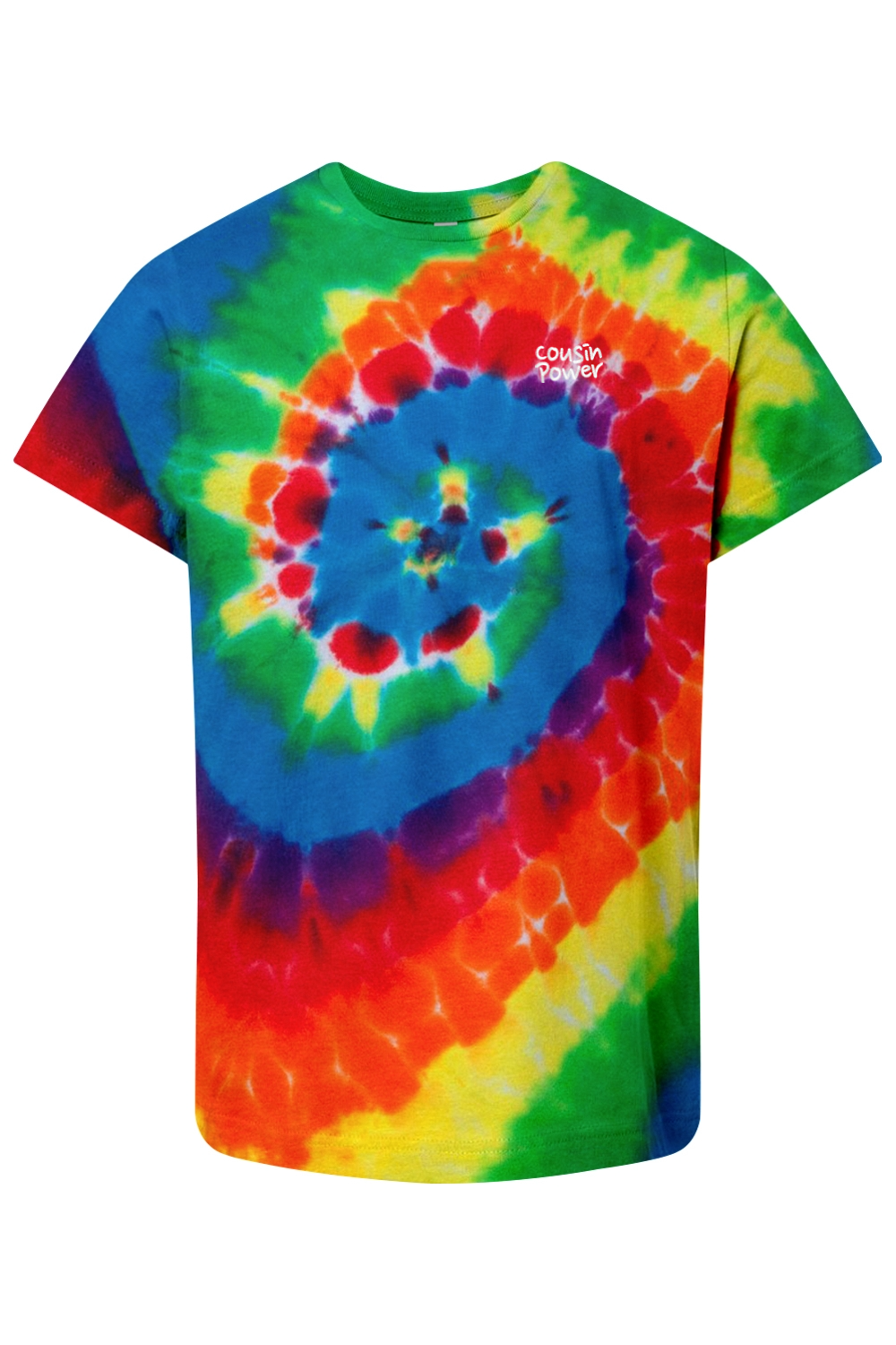 Youth Multi-Color Spiral Tie-Dyed T-Shirt