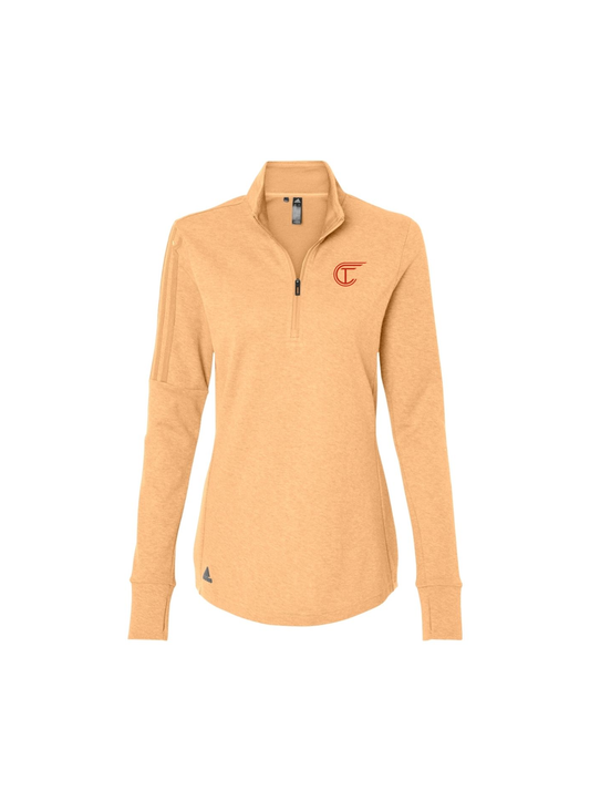 CrossTown Adidas Women's 3-Stripes 1/4-Zip